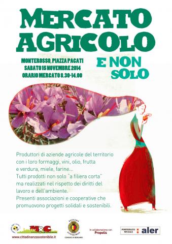 volantino mercato agricolo - 15 Nov 14